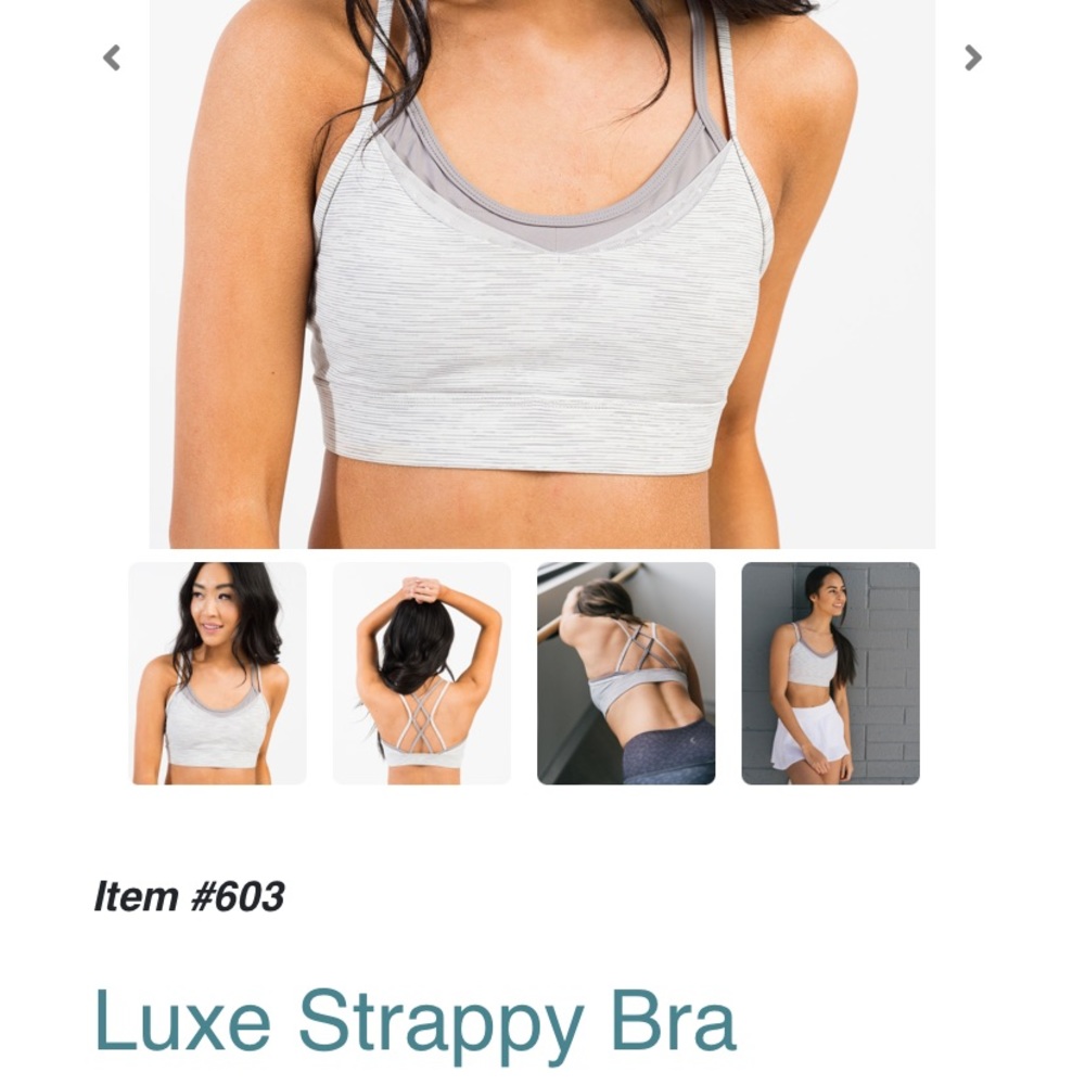 Zyia Luxe scrappy sports bra